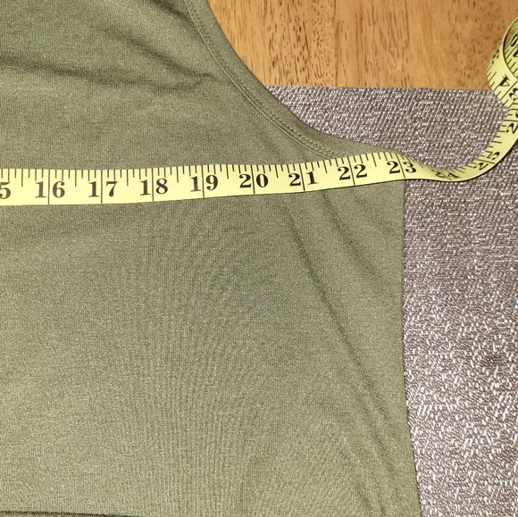 Dark green tank dress with pockets - Picture 4 of 7